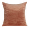 Pillows 18x18 Pillow Covers 18" x 7" x 18" Transitional Orange Solid Pillow Cover With Poly Insert 4179 HomeRoots