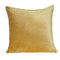 Pillows 18x18 Pillow Covers - 18" x 7" x 18" Transitional Yellow Solid Pillow Cover With Down Insert HomeRoots