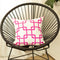 Pillows 18x18 Pillow Covers - 18"x18" Pink Geometric Squares Decorative Throw Pillow Cover HomeRoots