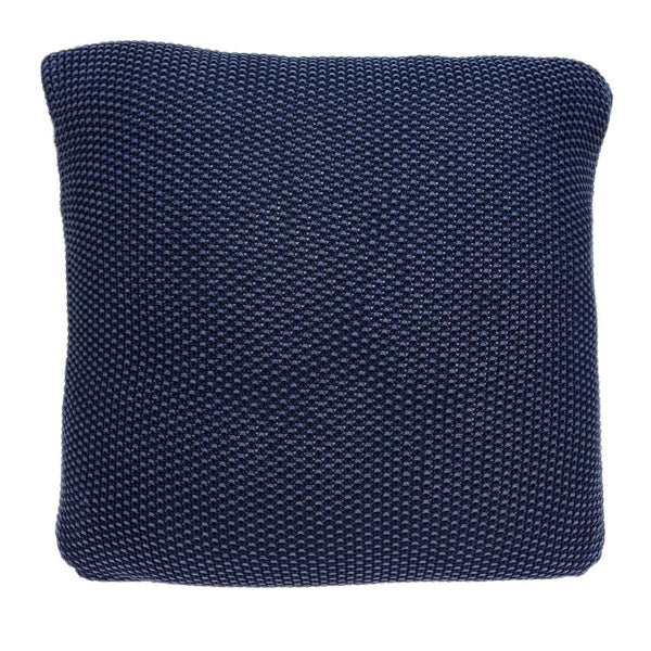 Pillows 18x18 Pillow Insert - 18" x 5" x 18" Transitional Blue Accent Pillow Cover With Down Insert HomeRoots