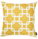 Pillows 18x18Pillow Covers - 18"x18"Yellow Nautica Lattice Decorative Throw Pillow Cover Printed HomeRoots