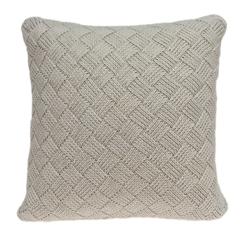 Pillows 20x20 Pillow Covers - 20" x 0.5" x 20" Transitional Beige Pillow Cover HomeRoots