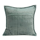 Pillows 20x20 Pillow Covers - 20" x 0.5" x 20" Transitional Sea Foam Solid Quilted Pillow Cover HomeRoots