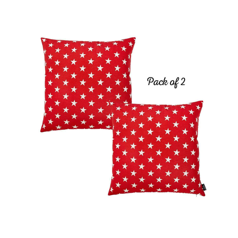 Pillows 20x20 Pillow Covers 20 "x 20" Easy-care Decorative Throw Pillow Case Set Of 2 Pcs Square 5598 HomeRoots