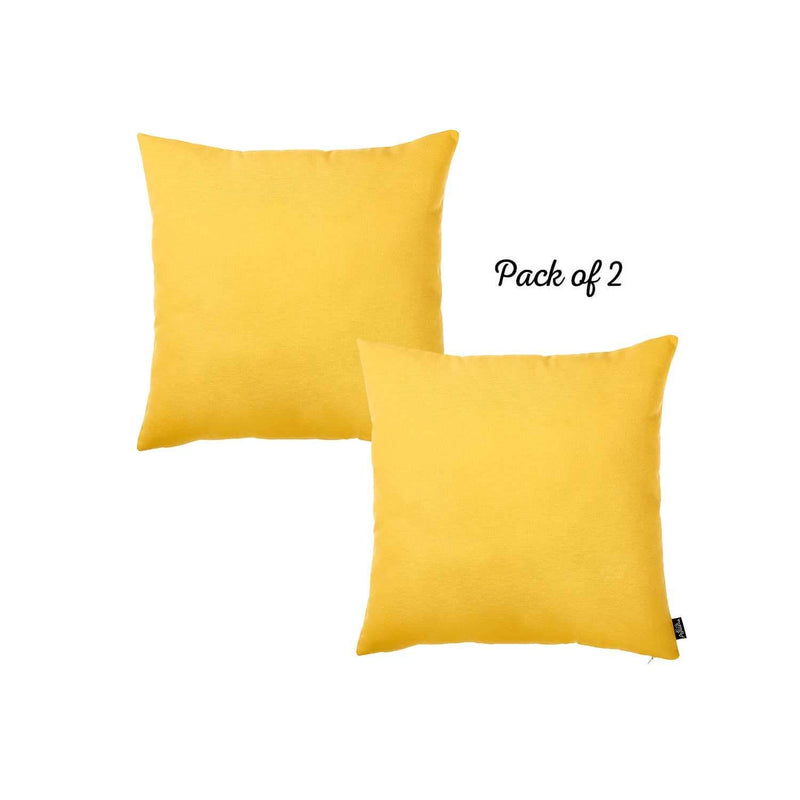 Pillows 20x20 Pillow Covers 20 "x 20" Easy-care Decorative Throw Pillow Case Set Of 2 Pcs Square 5640 HomeRoots