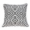 Pillows 20x20 Pillow Covers - 20" x 7" x 20" Gray and White Accent Pillow Cover With Poly Insert HomeRoots