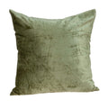 Pillows 20x20 Pillow Covers - 20" x 7" x 20" Transitional Olive Solid Pillow Cover With Poly Insert HomeRoots