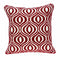 Pillows 20x20 Pillow Covers - 20" x 7" x 20" Transitional Red and White Pillow Cover With Poly Insert HomeRoots