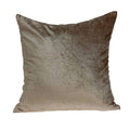 Pillows 20x20 Pillow Covers - 20" x 7" x 20" Transitional Taupe Solid Pillow Cover With Poly Insert HomeRoots