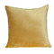 Pillows 20x20 Pillow Covers - 20" x 7" x 20" Transitional Yellow Solid Pillow Cover With Poly Insert HomeRoots