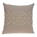 Pillows 20x20 Pillow Insert - 20" x 7" x 20" Cool Transitional Tan Cotton Accent Pillow Cover With Down Insert HomeRoots