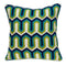Pillows 20x20 Pillow Insert - 20" x 7" x 20" Handmade Blue And Green Pillow Cover With Down Insert HomeRoots