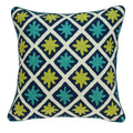 Pillows 20x20 Pillow Insert - 20" x 7" x 20" Handmade Traditional Multicolor Pillow Cover With Down Insert HomeRoots