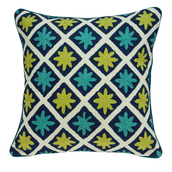 Pillows 20x20 Pillow Insert - 20" x 7" x 20" Handmade Traditional Multicolor Pillow Cover With Down Insert HomeRoots