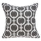 Pillows 20x20 Pillow Insert - 20" x 7" x 20" Transitional Gray and White Accent Pillow Cover With Down Insert HomeRoots