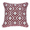 Pillows 20x20 Pillow Insert - 20" x 7" x 20" Transitional Red and White Accent Pillow Cover With Down Insert HomeRoots