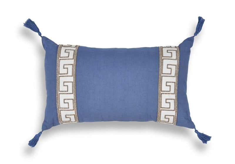 Pillows Accent Pillows - 12" x 20" Ocean Pillow HomeRoots