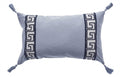 Pillows Accent Pillows - 12" x 20" Smoke Pillow HomeRoots