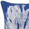 Pillows Accent Pillows - 18" x 18" Cotton Blue/Silver Pillow HomeRoots