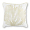 Pillows Accent Pillows - 18" x 18" Cotton Ivory/Gold Pillow HomeRoots