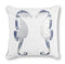 Pillows Accent Pillows - 18" x 18" Cotton Silver Pillow HomeRoots