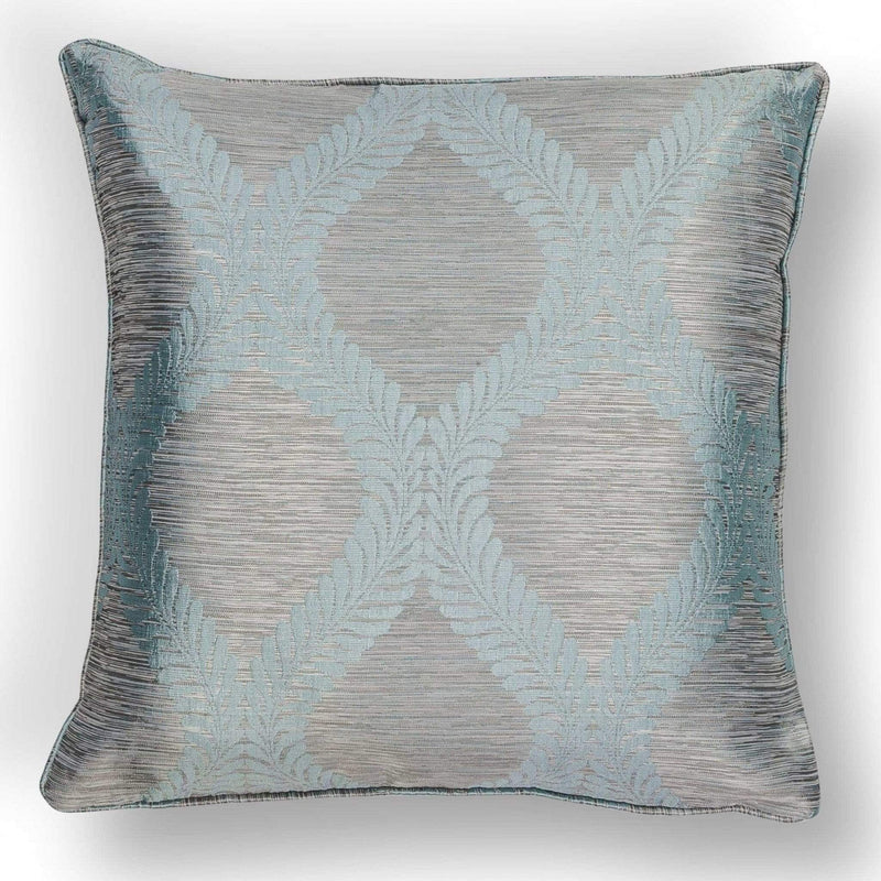 Pillows Accent Pillows - 18" x 18" Polyester Blue/Grey Pillow HomeRoots