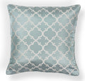 Pillows Accent Pillows - 18" x 18" Polyester Lt.Blue Pillow HomeRoots