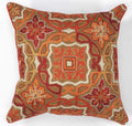 Pillows Accent Pillows - 18" x 18" Polyester Mocha Pillow HomeRoots