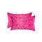 Pillows Best Pillow - 12" x 20" x 5" Fuchsia, Cowhide - Pillow 2-Pack HomeRoots