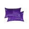 Pillows Best Pillow - 12" x 20" x 5" Purple, Cowhide - Pillow 2-Pack HomeRoots