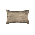 Pillows Best Pillow - 12" x 20" x 5" Taupe Cowhide - Pillow HomeRoots