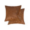 Pillows Best Pillow - 18" x 18" x 5" Brown, Cowhide - Pillow 2 Pack HomeRoots