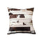 Pillows Best Pillow 18" x 18" x 5" Chocolate And Natural Pillow 7035 HomeRoots