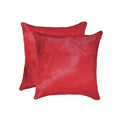 Pillows Best Pillow - 18" x 18" x 5" Firecracker, Cowhide - Pillow 2 Pack HomeRoots