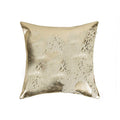 Pillows Best Pillow - 18" x 18" x 5" Gray And Silver Cowhide - Pillow HomeRoots