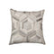 Pillows Best Pillow - 18" x 18" x 5" Gray Hexagon Cowhide - Pillow HomeRoots