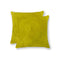 Pillows Best Pillow - 18" x 18" x 5" Yellow Cowhide - Pillow 2-Pack HomeRoots