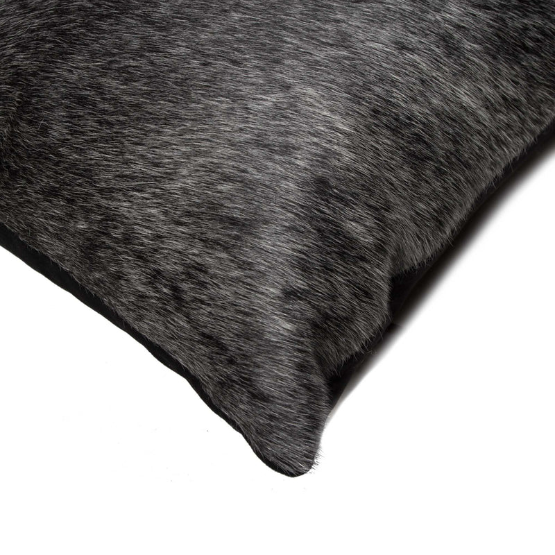 Pillows Best Pillow - 22" x 22" x 5" Gray Classic Large Cowhide - Pillow HomeRoots