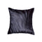 Pillows Black Pillows - 18" x 18" x 5" Zebra Black On Black Cowhide - Pillow HomeRoots