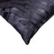 Pillows Black Pillows - 18" x 18" x 5" Zebra Black On Black Cowhide - Pillow HomeRoots