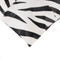 Pillows Black Pillows - 18" x 18" x 5" Zebra Black On White Quattro - Pillow HomeRoots