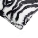 Pillows Black Throw Pillows - 12" x 20" x 5" Denton Zebra Black & White Faux - Pillow 2-Pack HomeRoots