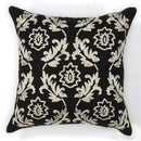 Pillows Black Throw Pillows - 18" x 18" Cotton Black/White Pillow HomeRoots