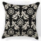 Pillows Black Throw Pillows - 18" x 18" Cotton Black/White Pillow HomeRoots