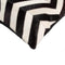 Pillows Black Throw Pillows - 18" x 18" x 5" Lovely Black & Natural Kobe Cowhide - Pillow HomeRoots