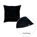 Pillows Black Throw Pillows - 18"x18" Black Honey Decorative Throw Pillow Cover 2 pcs in set HomeRoots