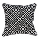 Pillows Black Throw Pillows - 20" x 7" x 20" Cool Transitional Black and White Pillow Cover With Poly Insert HomeRoots