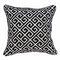 Pillows Black Throw Pillows - 20" x 7" x 20" Cool Transitional Black and White Pillow Cover With Poly Insert HomeRoots