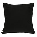 Pillows Black Throw Pillows - 20" x 7" x 20" Transitional Black and White Pillow Cover With Down Insert HomeRoots