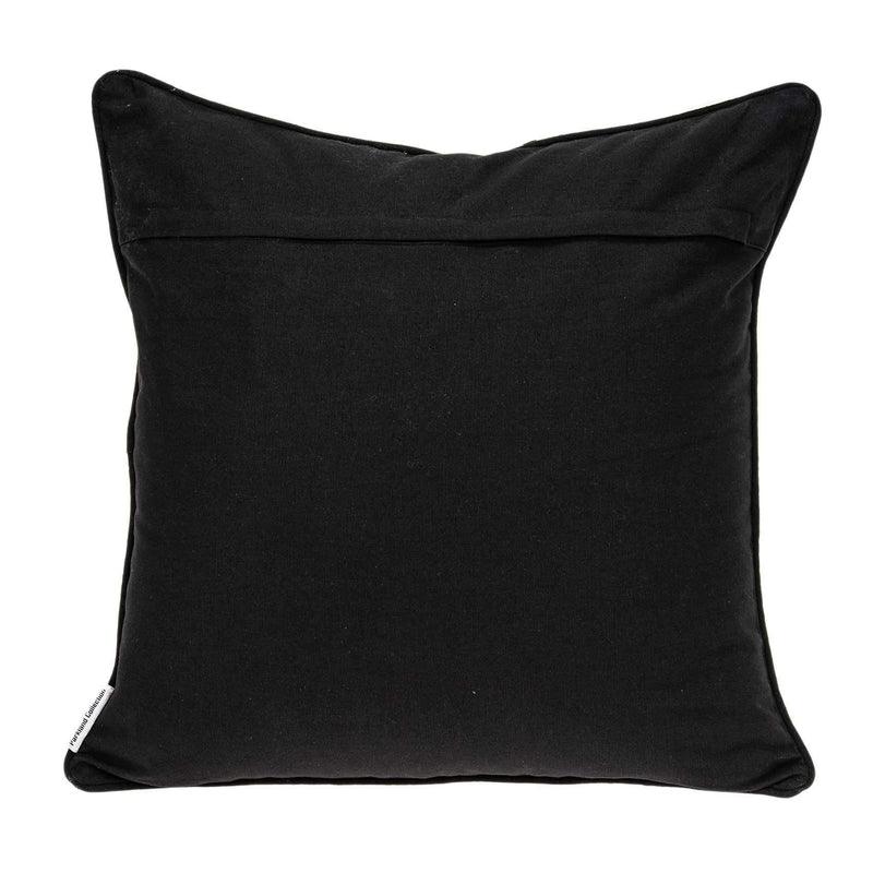 Pillows Black Throw Pillows - 20" x 7" x 20" Transitional Black and White Zebra Pillow Cover With Down Insert HomeRoots